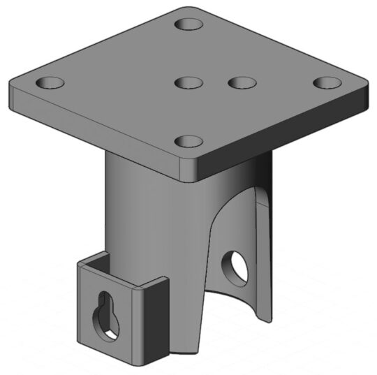 PALIER SPHERIQUE Ø 50, AVANT, GAUCHE (Ø 14 MM), ZINGUE AU FEU