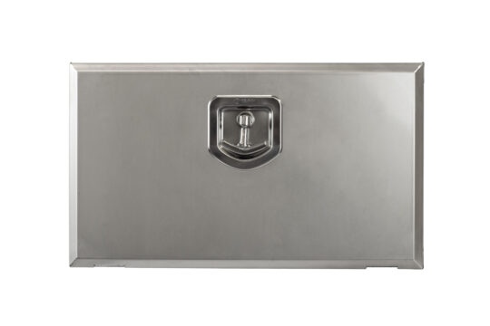 COFFRE INOX COUVERCLE MAT, 1 FERMETURE 600X400X450