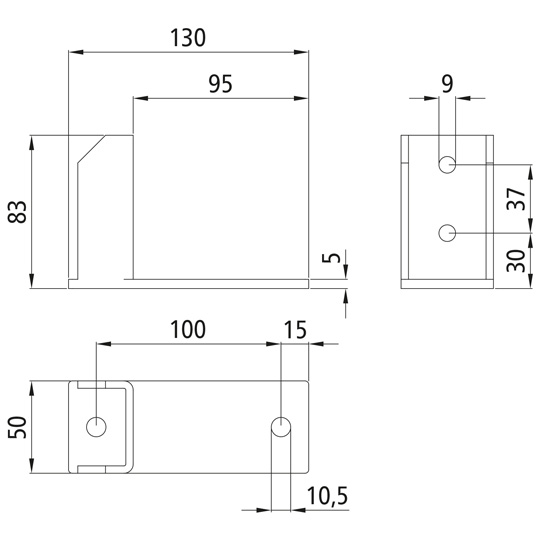 CONSOLE CHASSIS ZINGUEE AU FEU POUR FORD TRANSIT 350 M