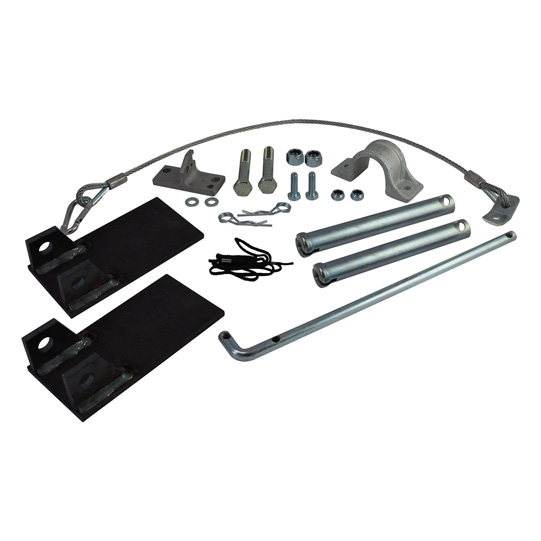 SUPPORT DE ROUE AVEC LEVIER TYP 89, ø 1020-1090 MM, ZINGUE AU FEU