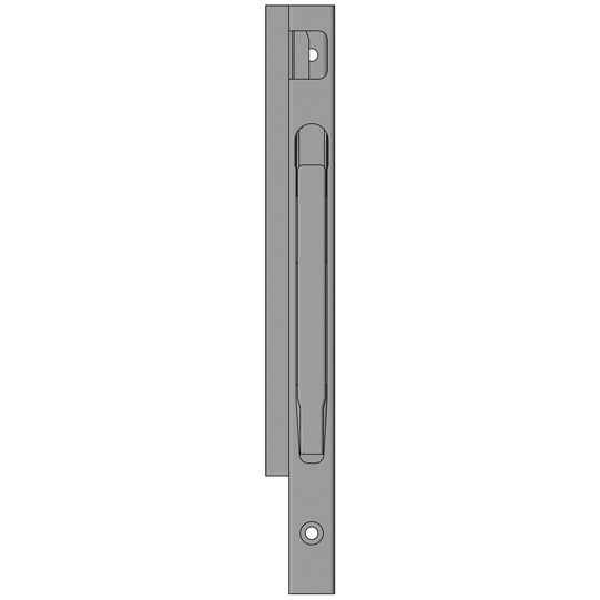 MONTANT K20 AVANT DROIT, L = 400 MM      ACIER, A UNE FERMETURE