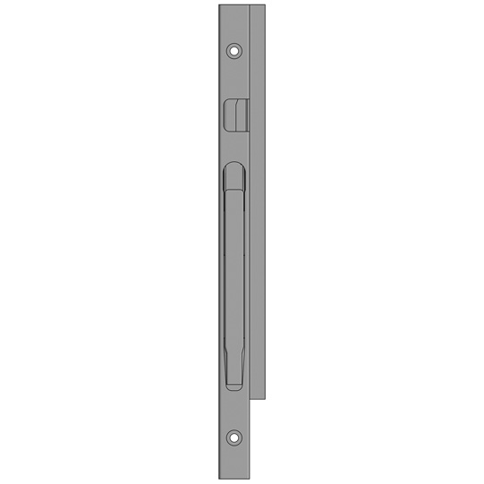 MONTANT K20 AVANT GAUCHE,  L = 500 MM, ACIER A UNE FERMETURE