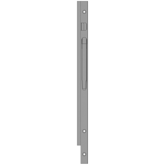 MONTANT AVANT K20 DROIT,  L = 800 MM, ACIER  A UNE FERMETURE