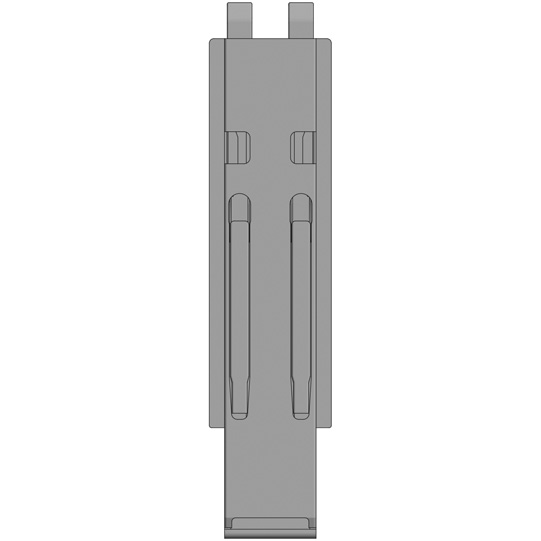 MONTANT KINNETOP K20, L = 500 MM, ALUMINIUM A UNE FERMETURE