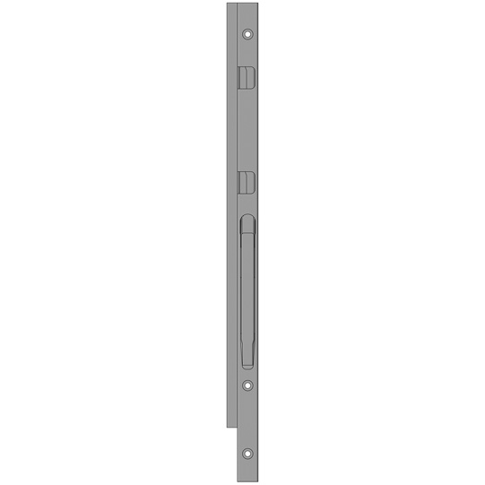 MONTANT AVANT K20 DROIT, L = 800 MM, ACIER   A 2 FERMETURES
