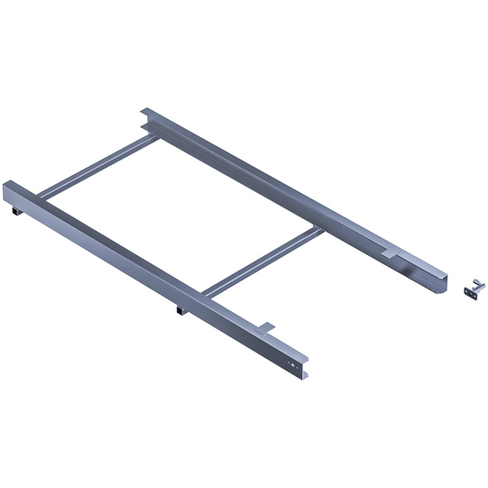 CADRE POUR ESCABEAU COULISSANT, B = 720 MM, ZINGUE AU FEU_x000D_