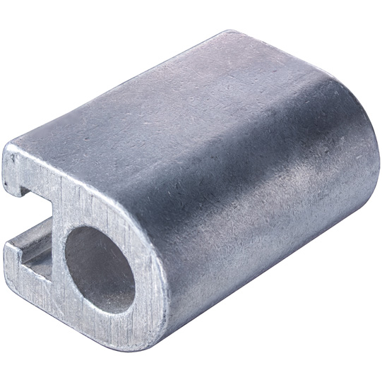 CHARNIERE INFERIEURE POUR PONT BASCULANT, L = 50 MM, BRUT
