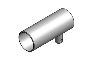 EMBOUT ZINGUE POUR TUBE DE BACHE ø INT.47, ART. NO 5012.12.1