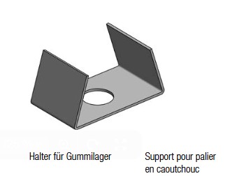 SUPPORT, ACIER BRUT POUR PALIER NO 3 002 024
