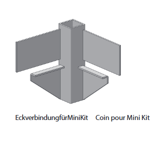 PIECE ANGLE ACIER ZINGUE AU FEU 50/50/4 POUR KIT MINI
