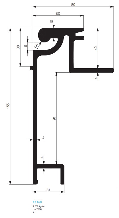 BORDURE DE PONT 40 MM FREYMOND (155)