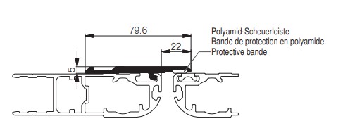 BATTUE / DEFLECLETEUR POUR LIAISON PORTE