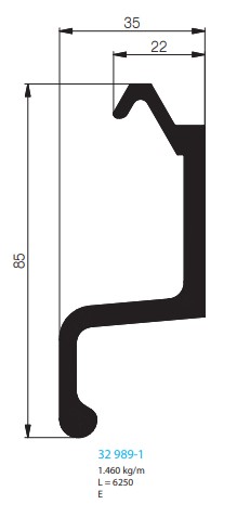 PROFIL DE PROTECTION DE BORDURE DE PONT LIGHT