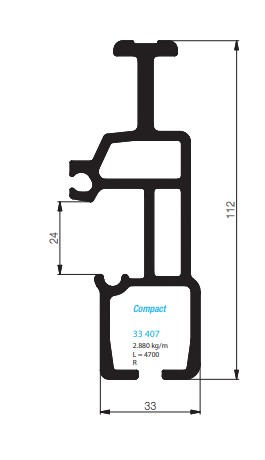 RAIL EDSCHA COMPACT (112)