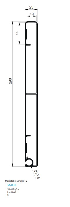 PROFIL DE FERMETURE SLIDER