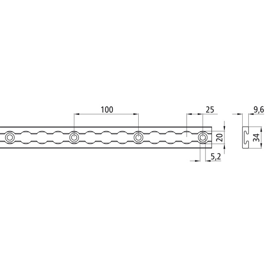 RAIL D'ARRIMAGE AIRLINE 4002
