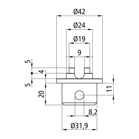 TENON COMBI Ø19/24