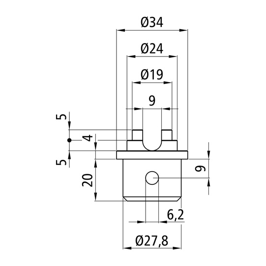 TENON COMBI Ø19/24