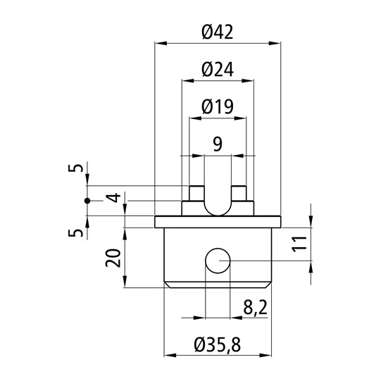 TENON COMBI Ø19/24