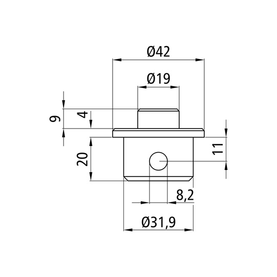 TENON Ø19MM