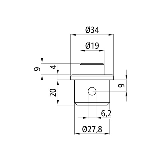 TENON Ø19MM
