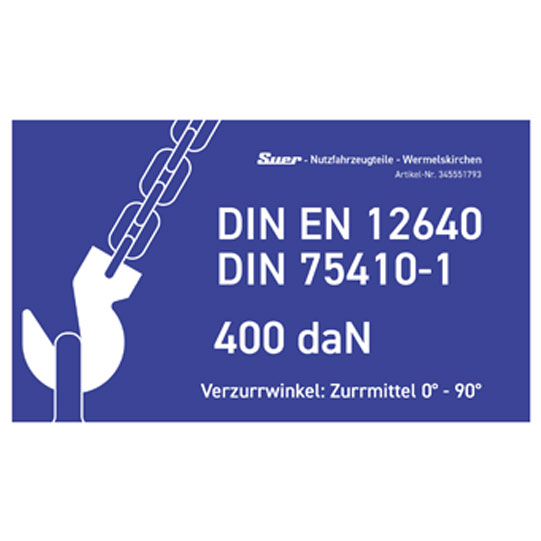 AUTOCOLLANT CERTIFIE 400 DAN