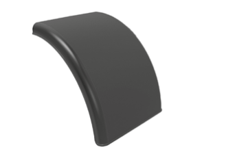 PARTIE D'AILE , LARGEUR = 670 MM,  A = 700 MM, POLYPROPYLENE
