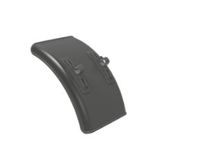 PARTIE D'AILE AVEC CONSOLE, LARGEUR = 440 MM, FIXATION REGLABLE, A = 700 MM,  POLYPROPYLENE